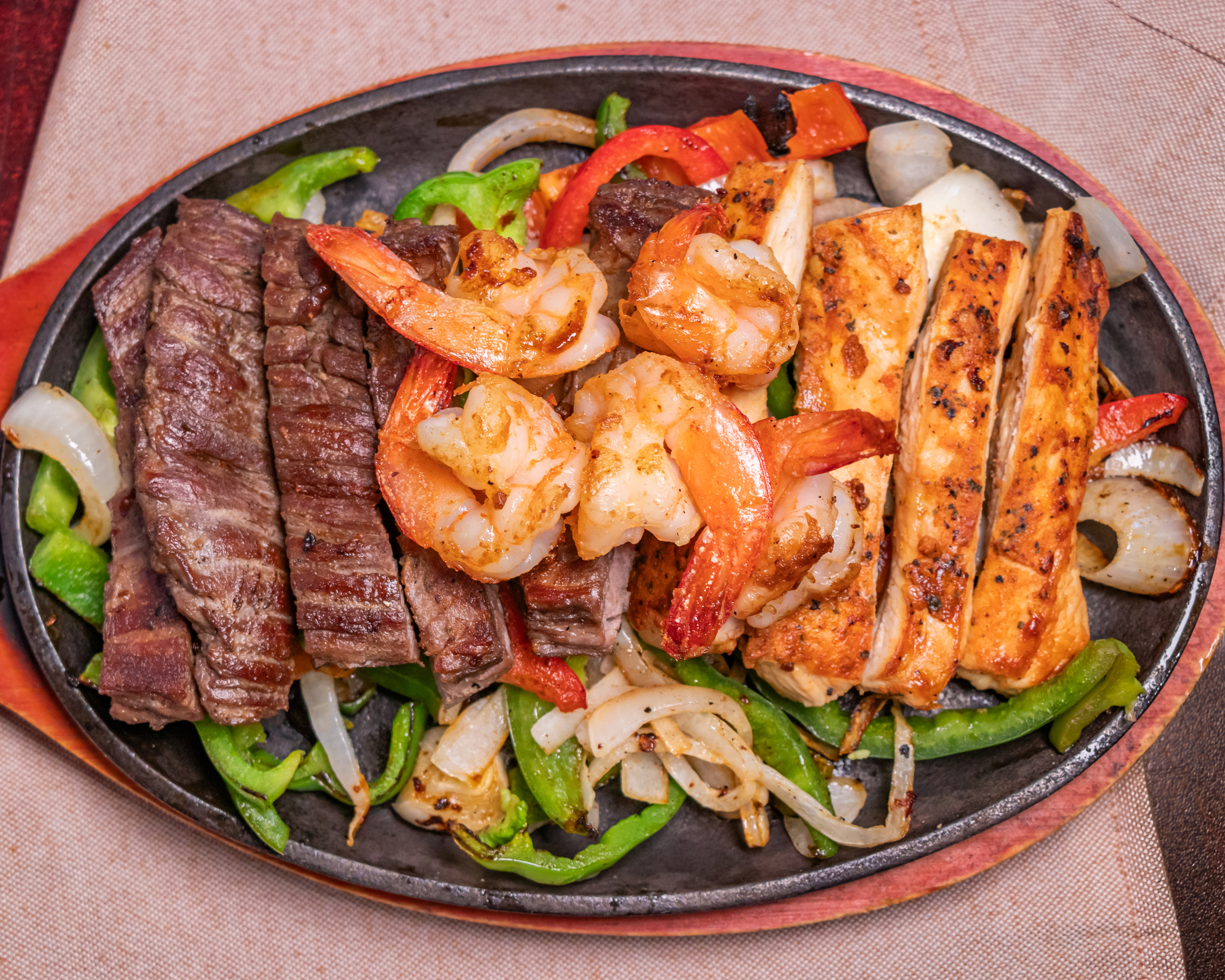 Combo Shrimp Fajitas