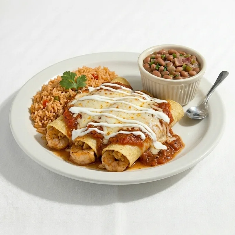 Enchiladas de Camaron