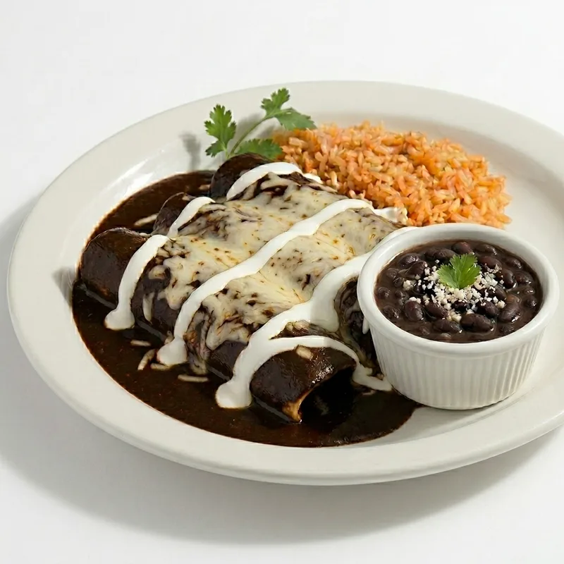Enchiladas de Mole Poblano