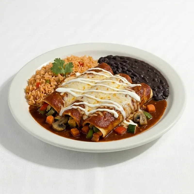 Enchiladas Vegetarianas